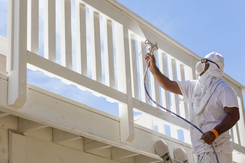 Deck Rail Painting