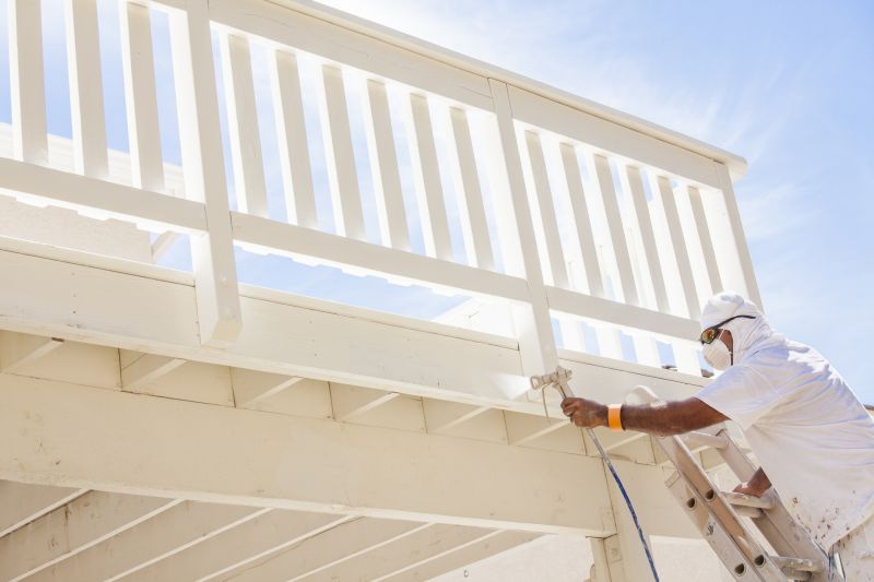 Deck Rail Painting